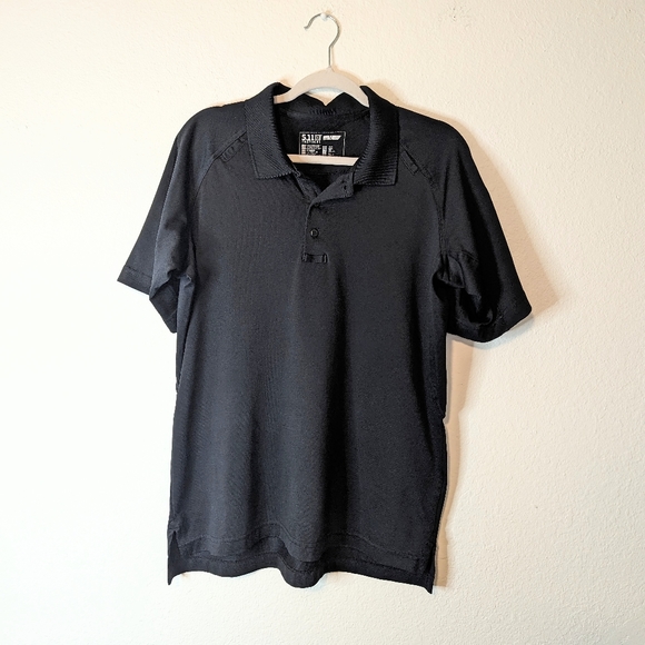 5.11 Tactical Other - 5.11 Tactical Helios Short Sleeve Polo Black Medium